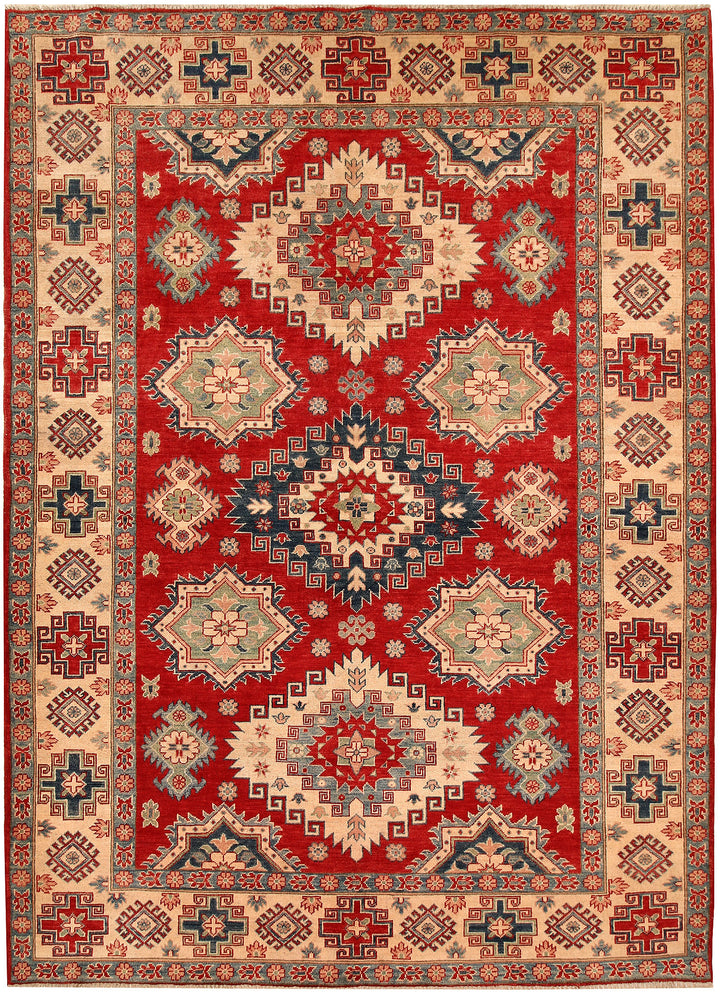 Firebrick Kazak 6' 10 x 9' 2 - No. 66520 - ALRUG Rug Store