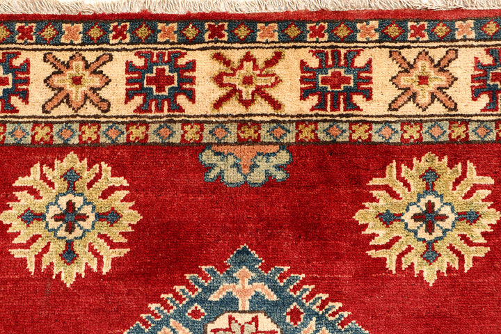 Firebrick Kazak 3' 4 x 4' 11 - No. 66521 - ALRUG Rug Store