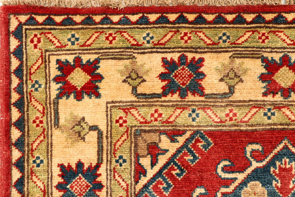 Firebrick Kazak 3' 3 x 5' - No. 66522 - ALRUG Rug Store