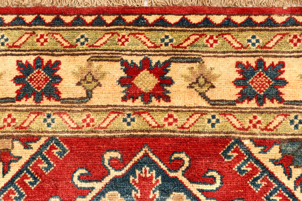 Firebrick Kazak 3' 3 x 5' - No. 66522 - ALRUG Rug Store