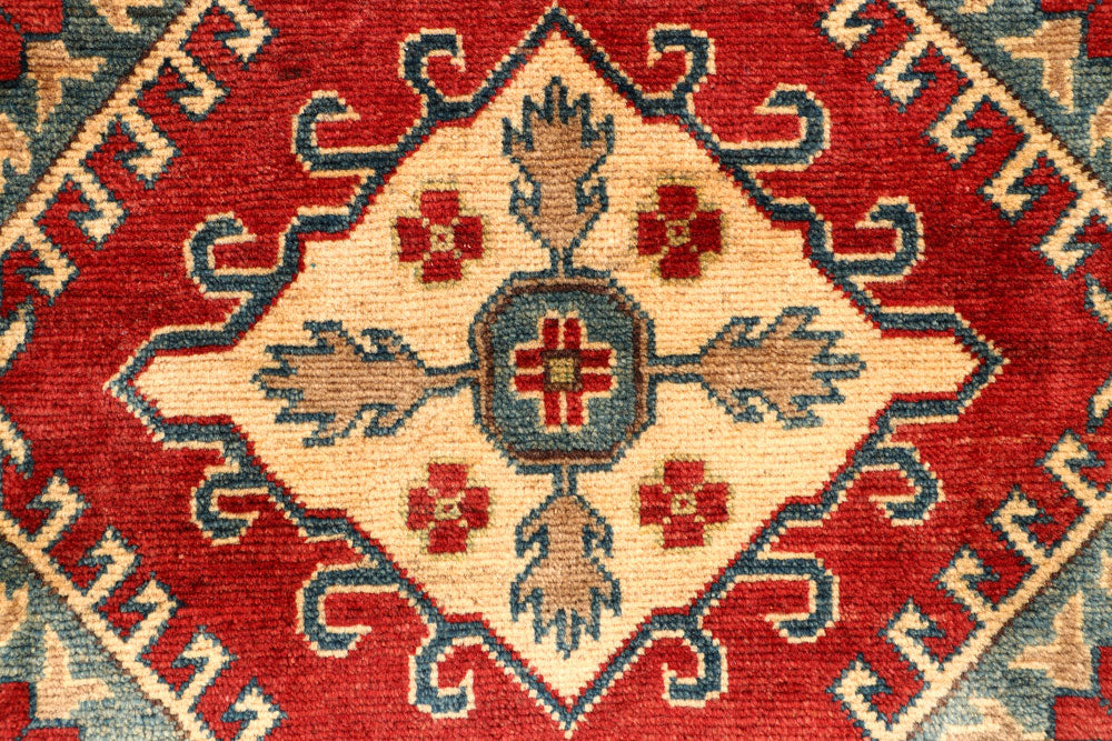 Firebrick Kazak 3' 3 x 5' - No. 66522 - ALRUG Rug Store