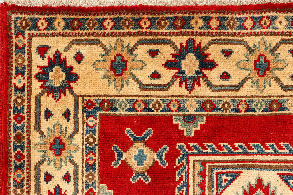 Firebrick Kazak 3' 3 x 4' 8 - No. 66524 - ALRUG Rug Store
