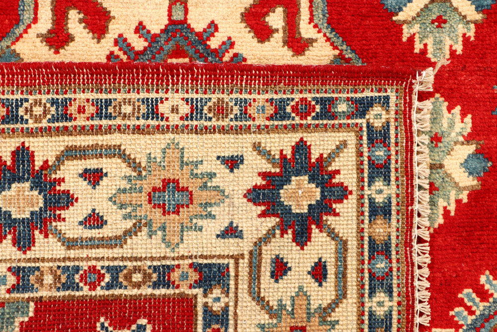 Firebrick Kazak 3' 3 x 4' 8 - No. 66524 - ALRUG Rug Store
