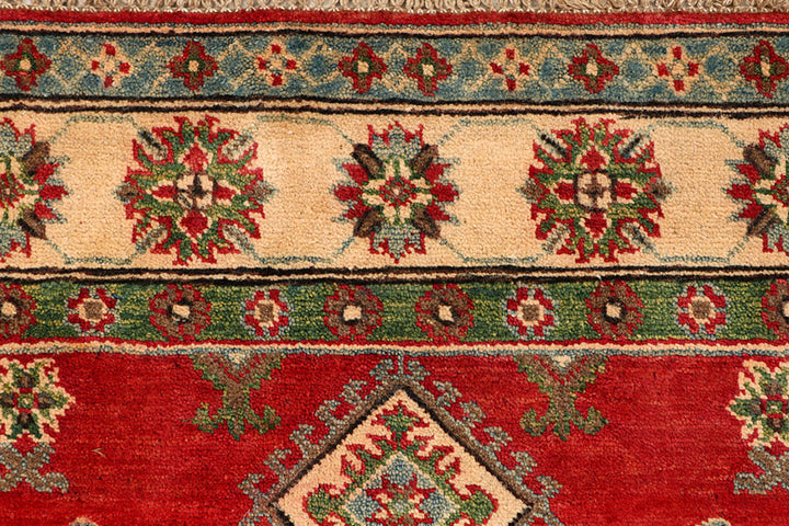 Firebrick Kazak 3' 5 x 4' 6 - No. 66526 - ALRUG Rug Store
