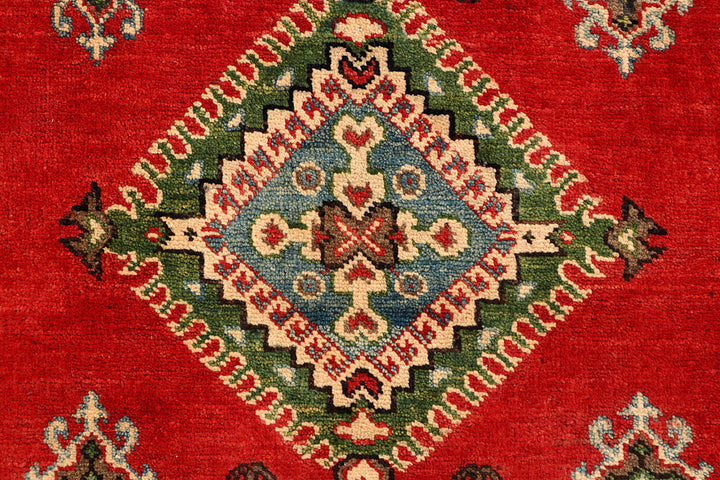Firebrick Kazak 3' 5 x 4' 6 - No. 66526 - ALRUG Rug Store