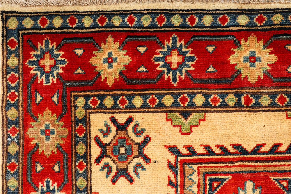 Navajo White Kazak 3' 3 x 4' 11 - No. 66527 - ALRUG Rug Store