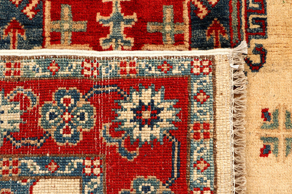 Navajo White Kazak 3' 3 x 4' 10 - No. 66529 - ALRUG Rug Store