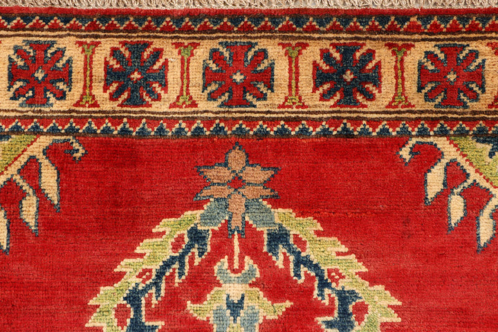 Firebrick Kazak 3' 5 x 5' - No. 66530 - ALRUG Rug Store