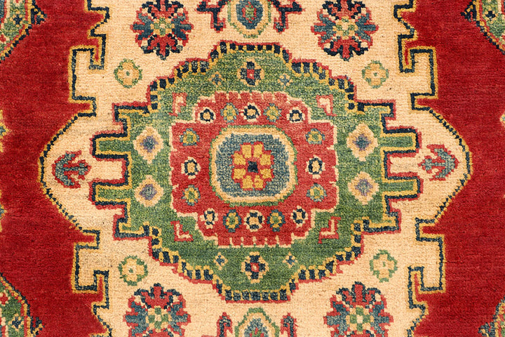 Firebrick Kazak 3' 5 x 4' 9 - No. 66534 - ALRUG Rug Store