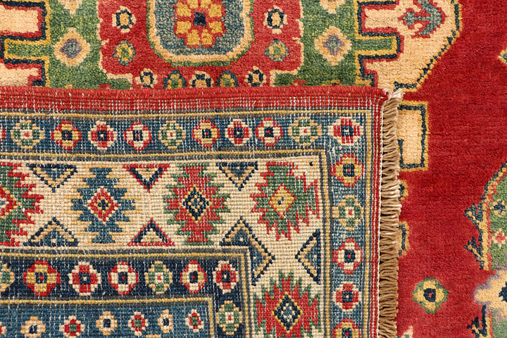 Firebrick Kazak 3' 5 x 4' 9 - No. 66534 - ALRUG Rug Store