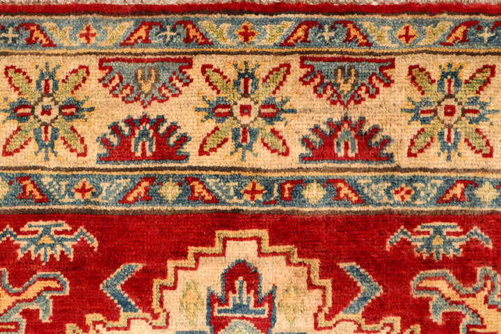 Firebrick Kazak 3' 4 x 4' 9 - No. 66535 - ALRUG Rug Store