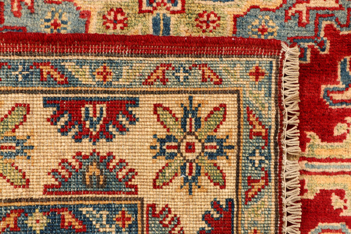 Firebrick Kazak 3' 4 x 4' 9 - No. 66535 - ALRUG Rug Store