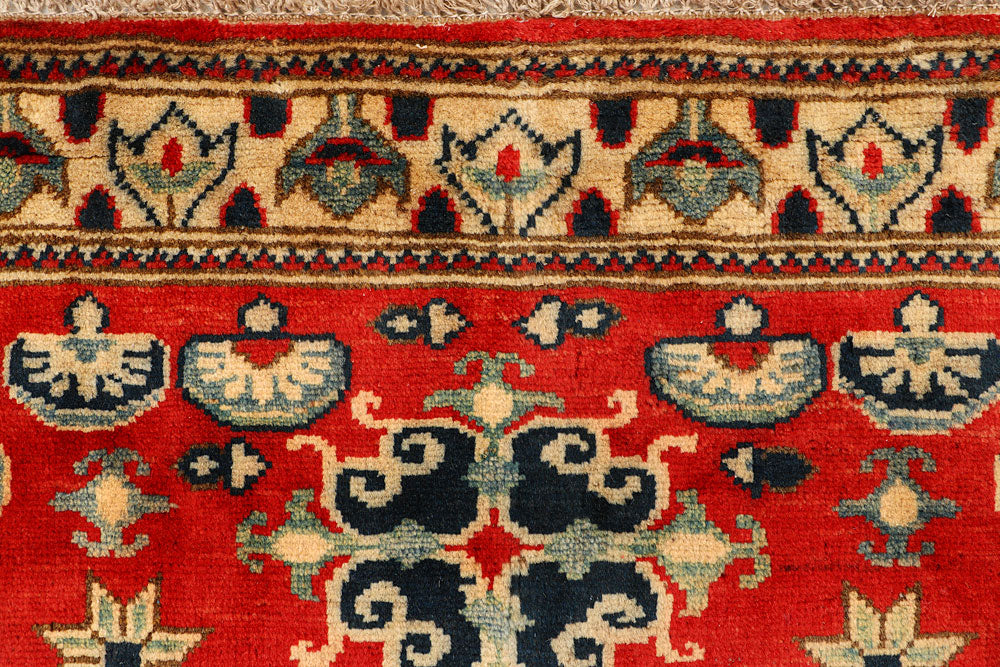 Tomato Kazak 3' 3 x 4' 9 - No. 66537 - ALRUG Rug Store