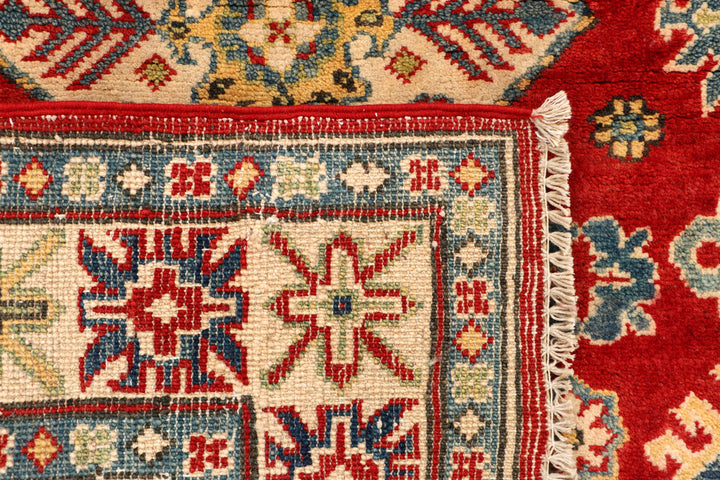 Firebrick Kazak 3' 4 x 4' 9 - No. 66539 - ALRUG Rug Store