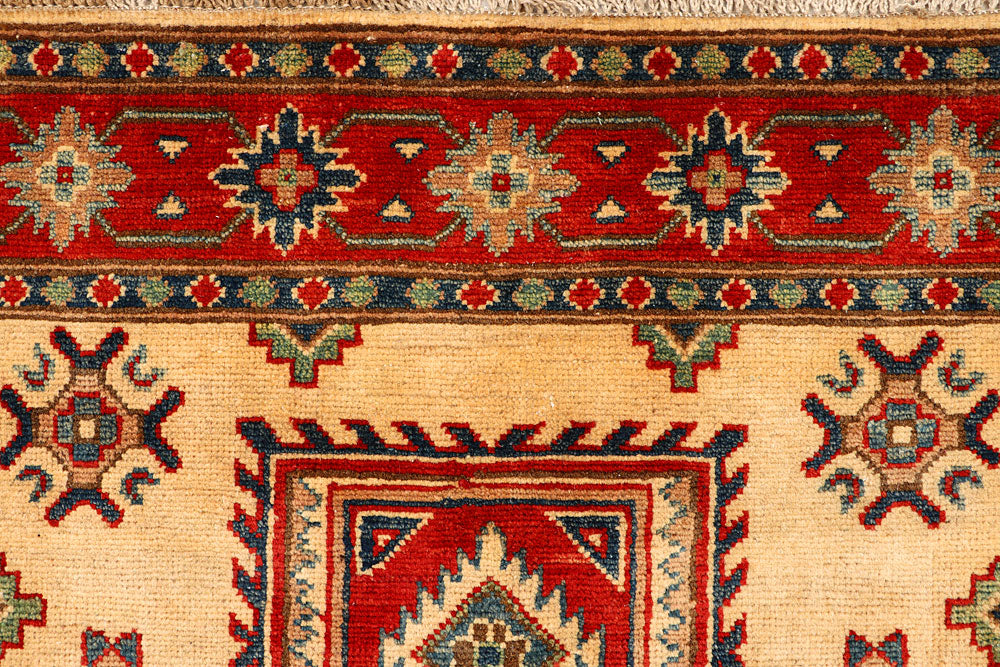 Bisque Kazak 3' 3 x 4' 10 - No. 66540 - ALRUG Rug Store