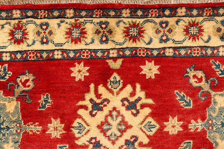 Firebrick Kazak 3' 4 x 4' 11 - No. 66542 - ALRUG Rug Store