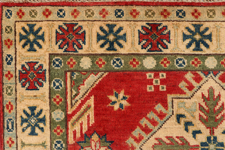 Firebrick Kazak 3' 5 x 5' - No. 66543 - ALRUG Rug Store