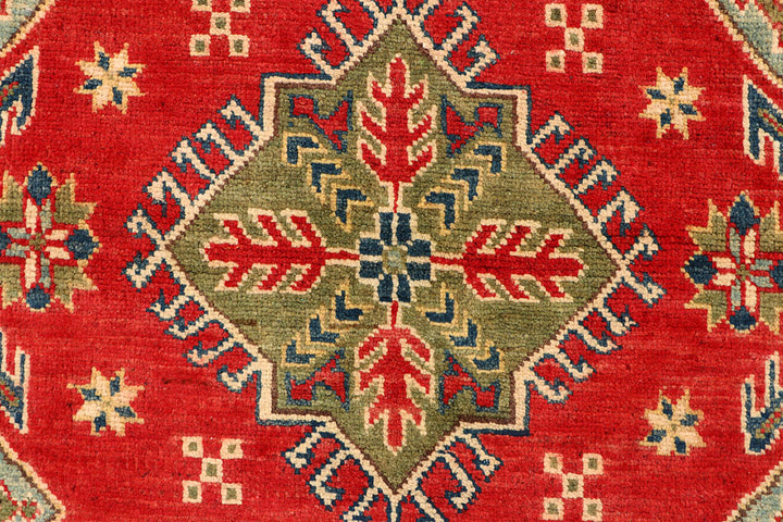 Firebrick Kazak 3' 5 x 5' - No. 66543 - ALRUG Rug Store