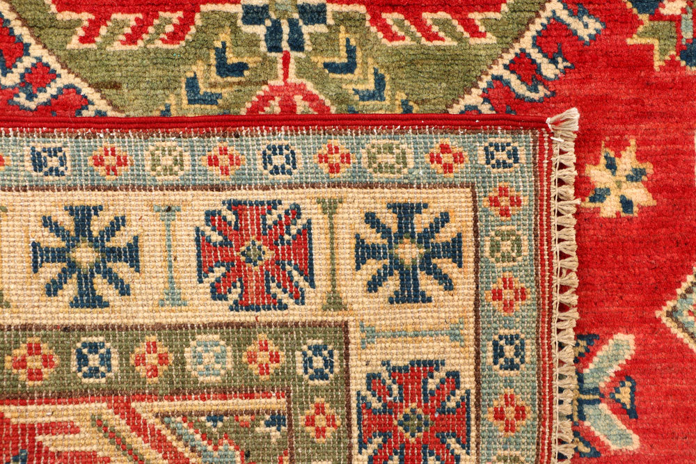 Firebrick Kazak 3' 5 x 5' - No. 66543 - ALRUG Rug Store