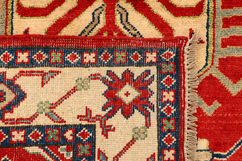 Firebrick Kazak 3' 6 x 5' - No. 66547 - ALRUG Rug Store