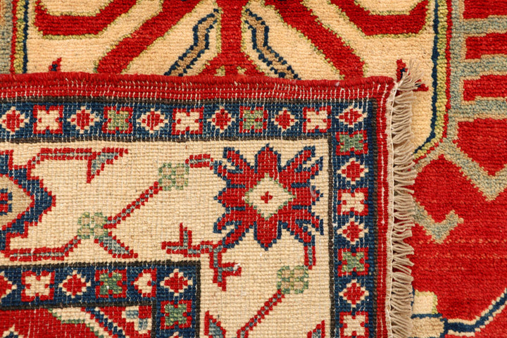 Firebrick Kazak 3' 6 x 5' - No. 66547 - ALRUG Rug Store