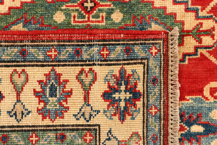 Tomato Kazak 3' 5 x 4' 6 - No. 66549 - ALRUG Rug Store