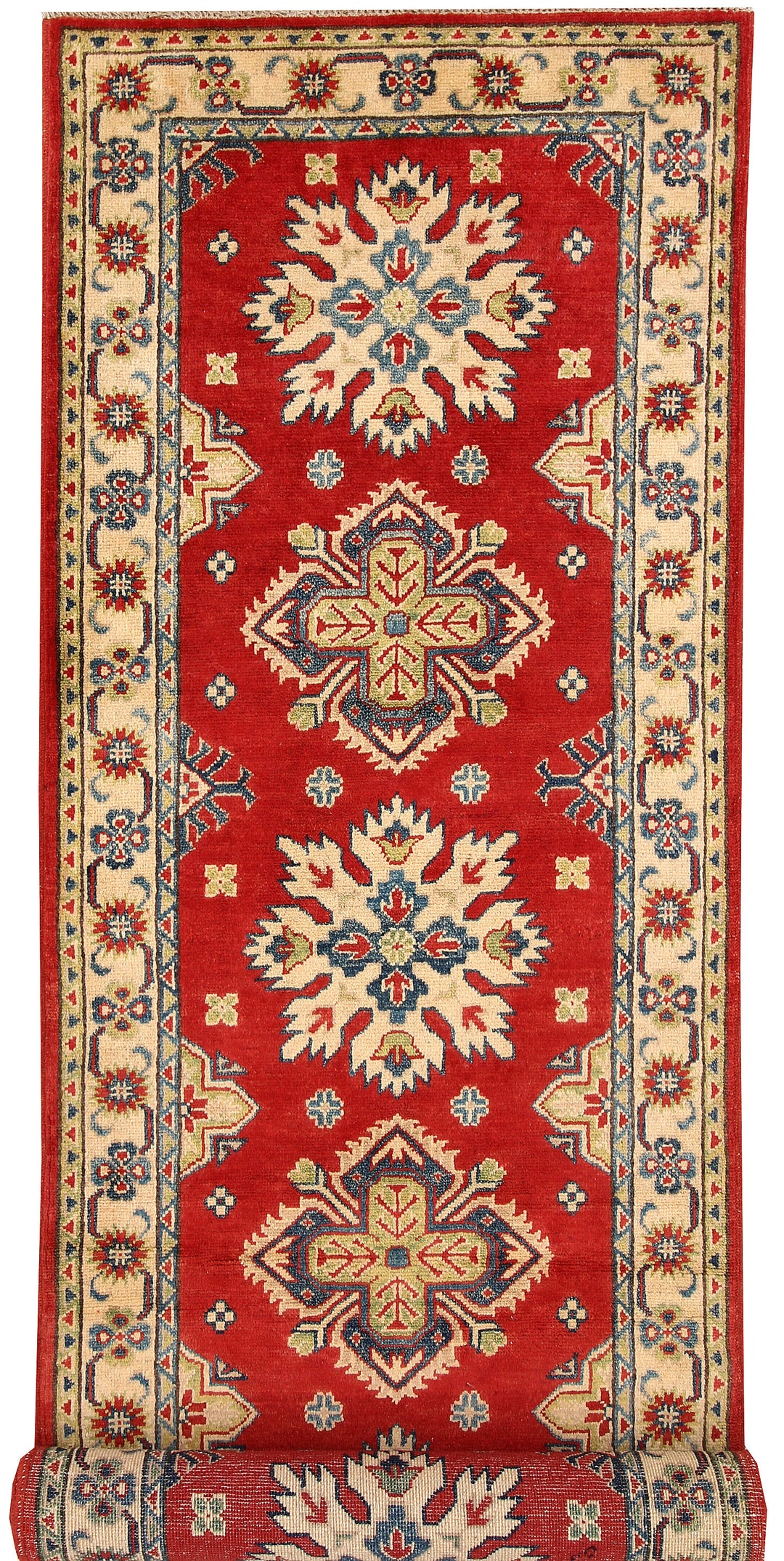 Firebrick Kazak 2' 9 x 9' 9 - No. 66553 - ALRUG Rug Store