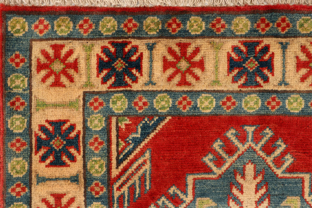 Firebrick Kazak 2' 8 x 9' 8 - No. 66554 - ALRUG Rug Store