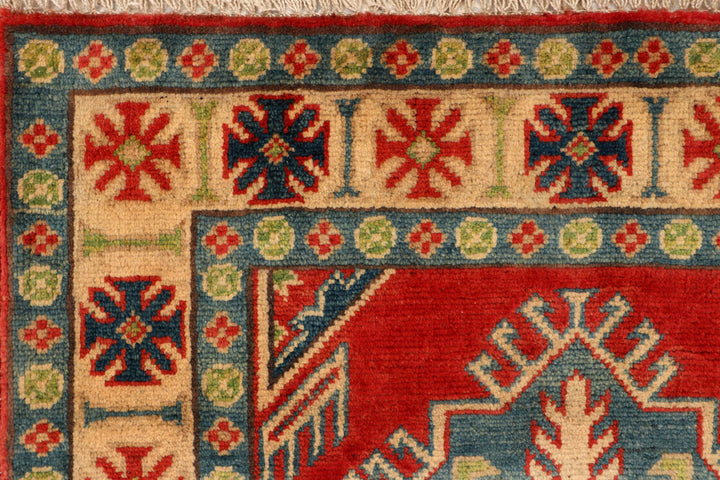 Firebrick Kazak 2' 8 x 9' 8 - No. 66554 - ALRUG Rug Store