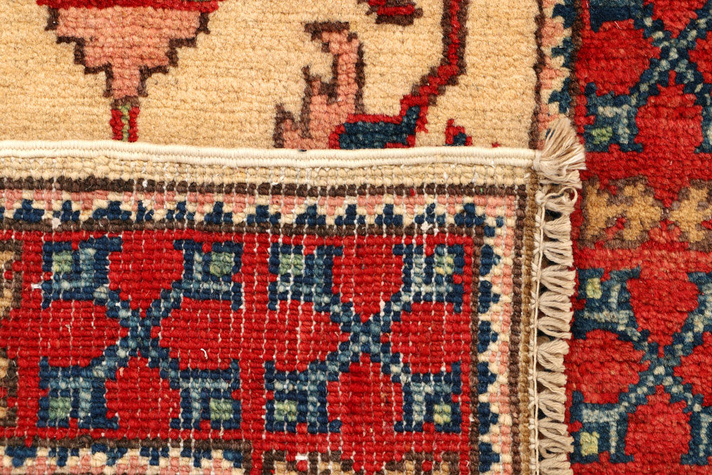 Navajo White Kazak 1' 11 x 4' 11 - No. 66558 - ALRUG Rug Store