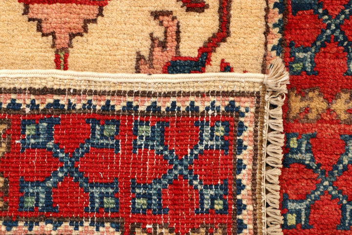 Navajo White Kazak 1' 11 x 4' 11 - No. 66558 - ALRUG Rug Store