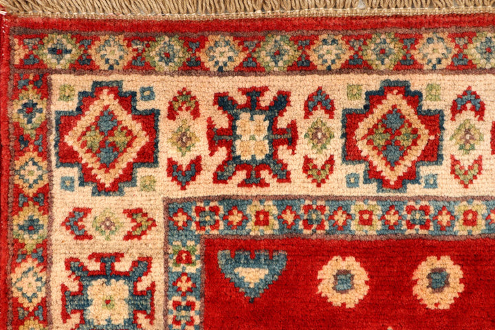 Firebrick Kazak 2' x 6' 3 - No. 66565 - ALRUG Rug Store