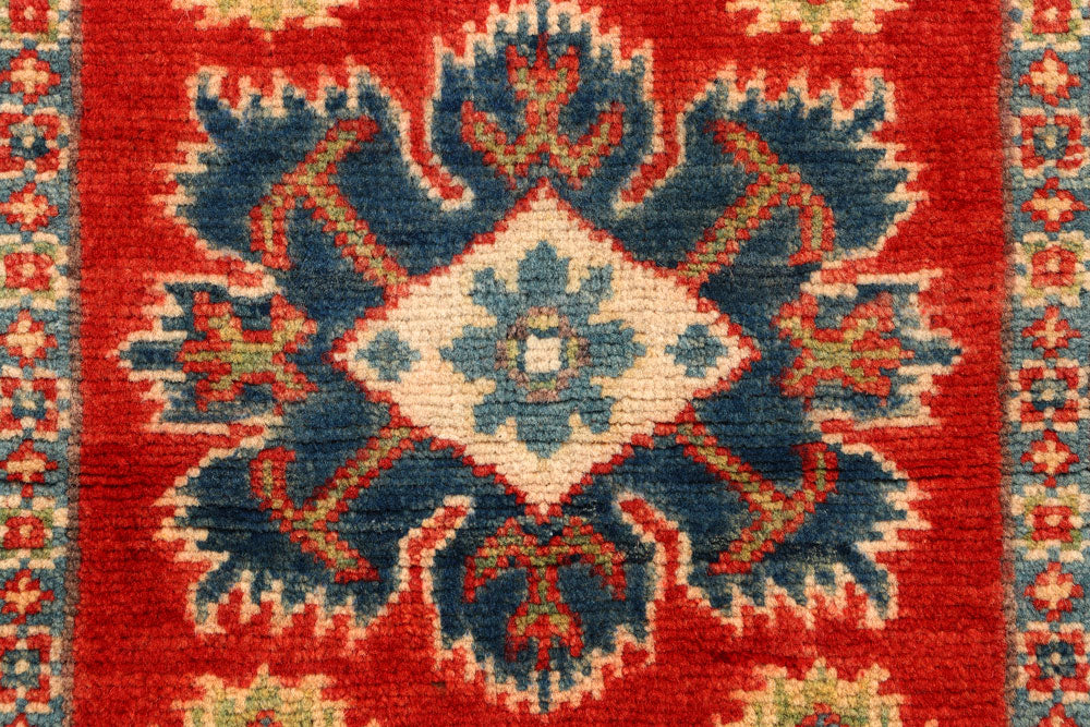 Firebrick Kazak 2' x 6' 3 - No. 66565 - ALRUG Rug Store