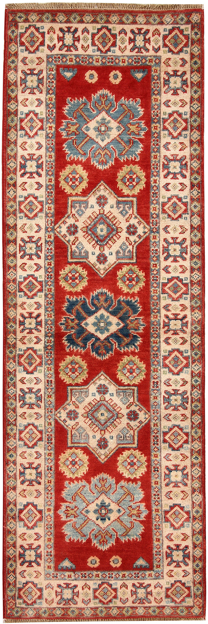 Firebrick Kazak 2' x 6' 3 - No. 66565 - ALRUG Rug Store