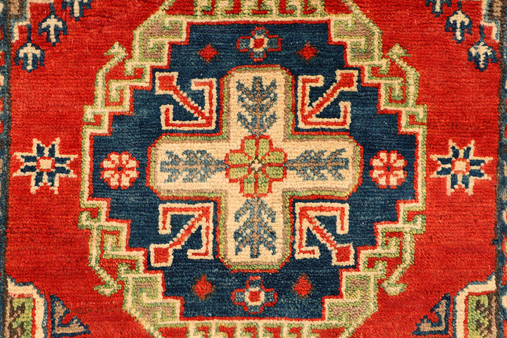Firebrick Kazak 2' 8 x 6' 4 - No. 66567 - ALRUG Rug Store