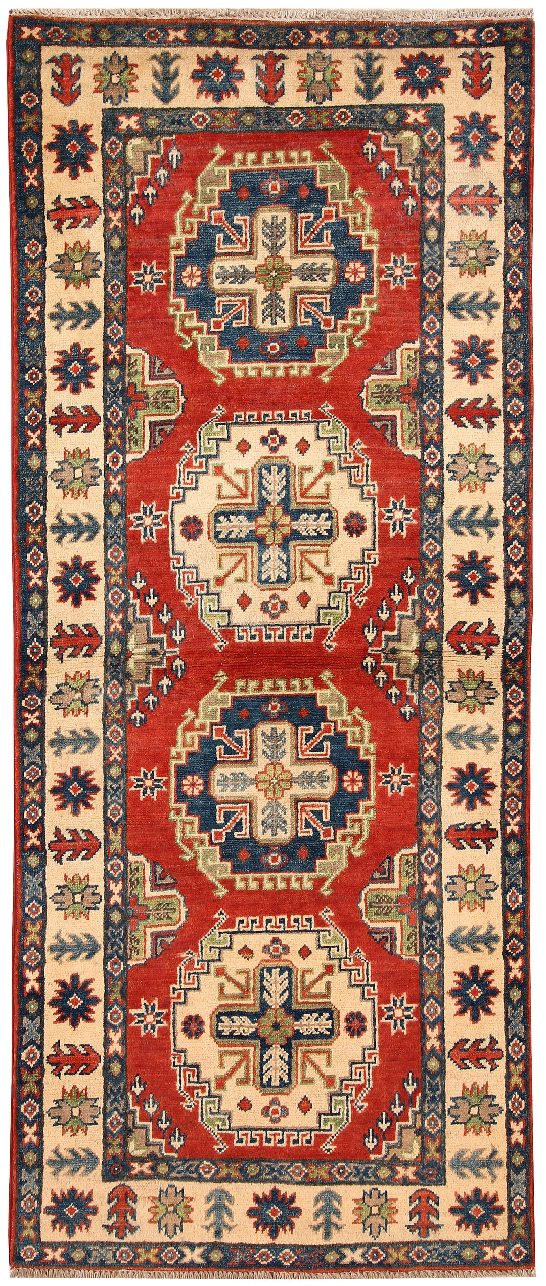 Firebrick Kazak 2' 8 x 6' 4 - No. 66567 - ALRUG Rug Store