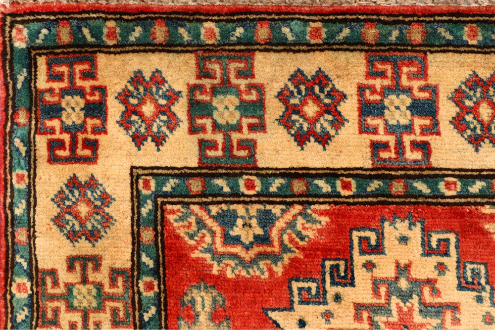 Tomato Kazak 2' 7 x 9' 6 - No. 66571 - ALRUG Rug Store