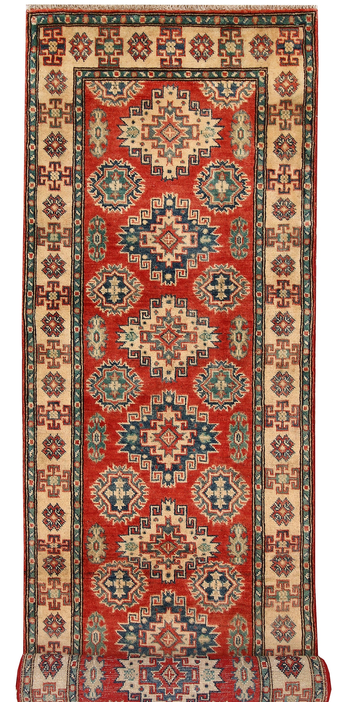 Tomato Kazak 2' 7 x 9' 6 - No. 66571 - ALRUG Rug Store