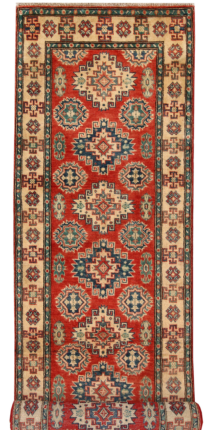 Tomato Kazak 2' 7 x 9' 6 - No. 66571 - ALRUG Rug Store