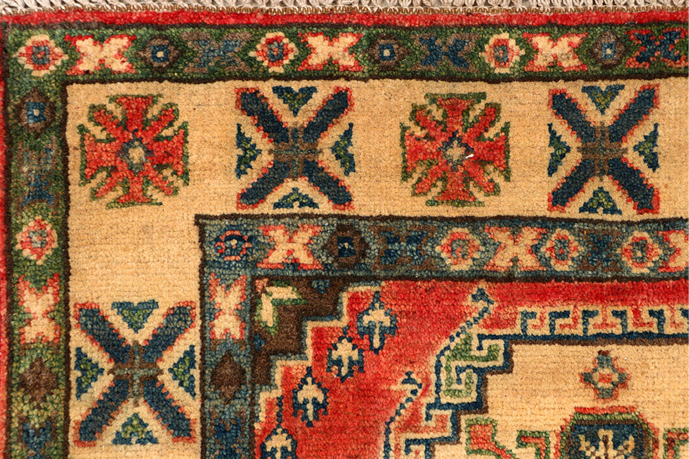 Tomato Kazak 2' 9 x 9' 6 - No. 66573 - ALRUG Rug Store