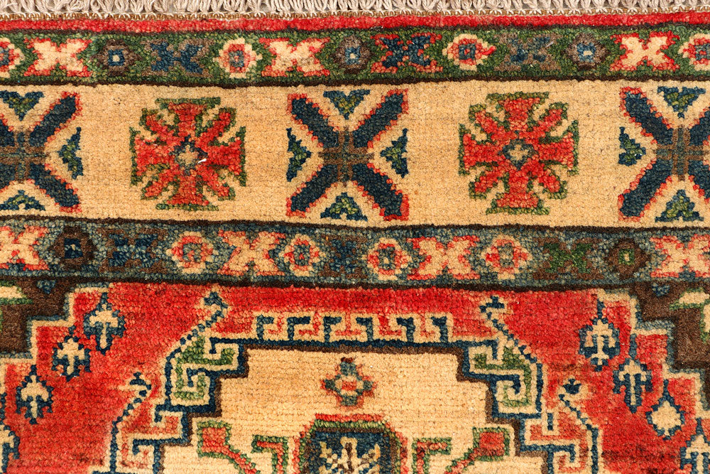Tomato Kazak 2' 9 x 9' 6 - No. 66573 - ALRUG Rug Store