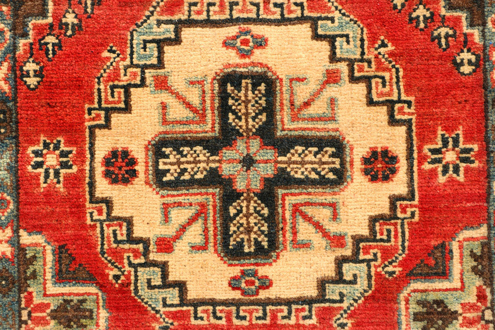 Tomato Kazak 2' 9 x 9' 6 - No. 66573 - ALRUG Rug Store