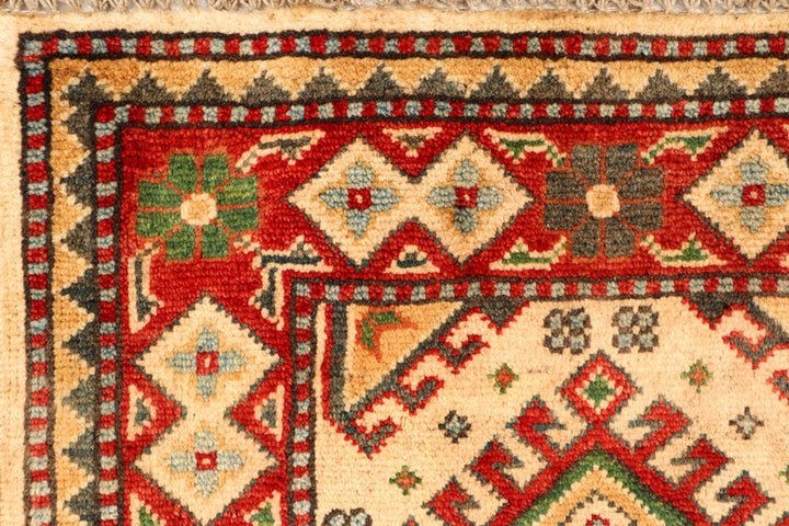 Bisque Kazak 2' x 5' 5 - No. 66575 - ALRUG Rug Store