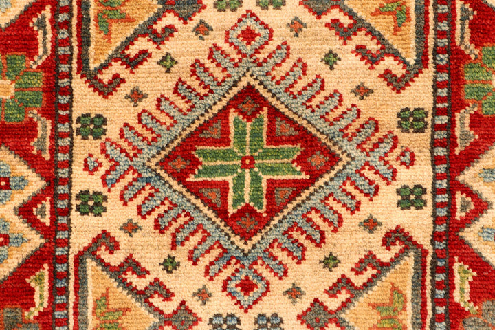 Bisque Kazak 2' x 5' 5 - No. 66575 - ALRUG Rug Store