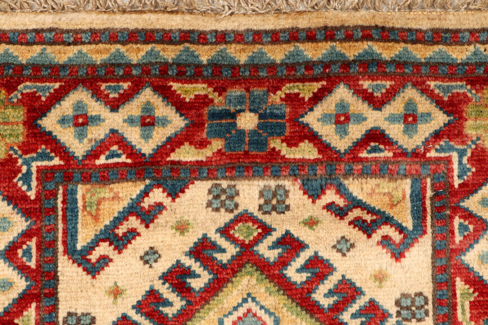 Bisque Kazak 2' x 5' 10 - No. 66577 - ALRUG Rug Store