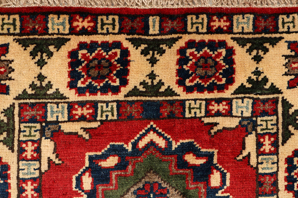 Firebrick Kazak 2' 1 x 5' 4 - No. 66579 - ALRUG Rug Store