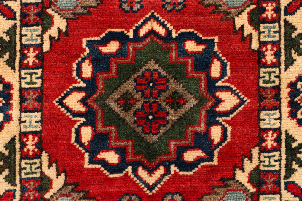 Firebrick Kazak 2' 1 x 5' 4 - No. 66579 - ALRUG Rug Store