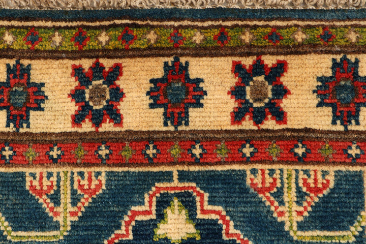 Medium Blue Kazak 2' 1 x 6' 5 - No. 66581 - ALRUG Rug Store