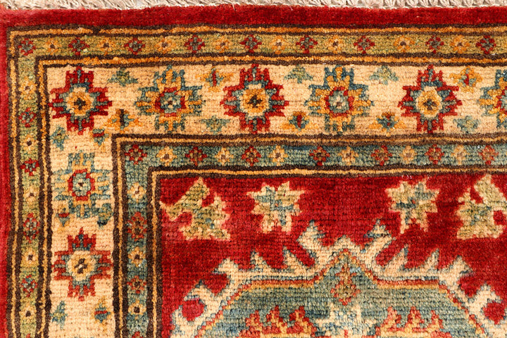 Firebrick Kazak 2' x 6' - No. 66582 - ALRUG Rug Store