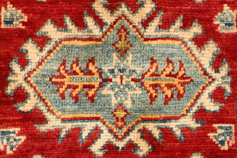 Firebrick Kazak 2' x 6' - No. 66582 - ALRUG Rug Store